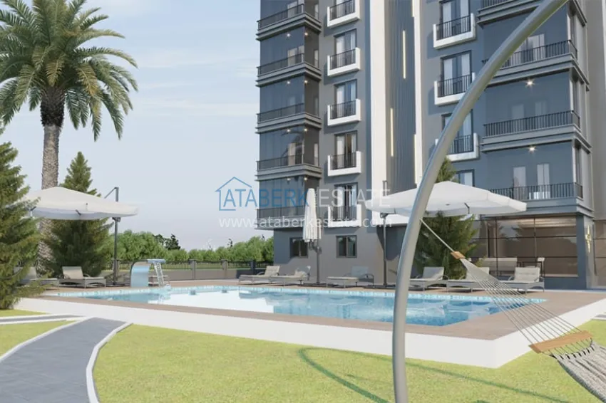 Квартиры в современном жилом комплексе в районе Енишехир-Мерсин 9 