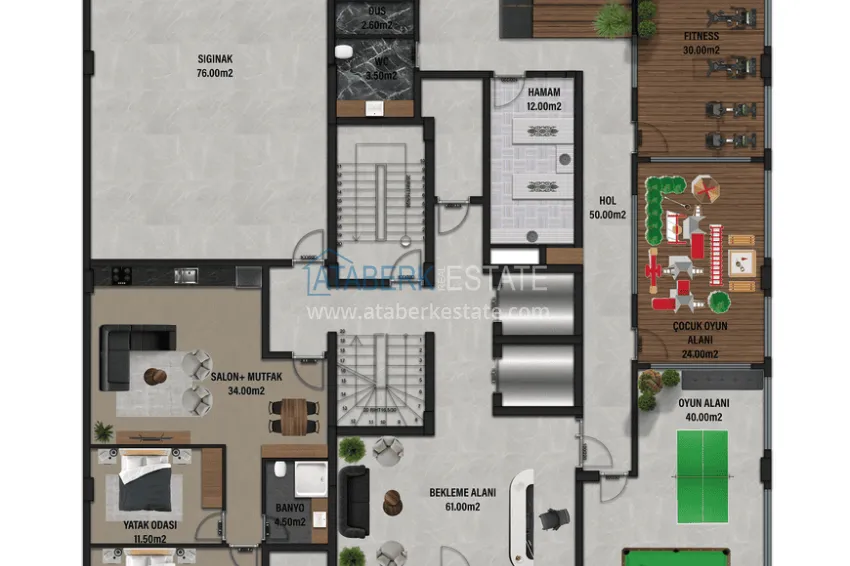 Купить дешево Эксклюзивный жилой комплекс в центре Алании 3 