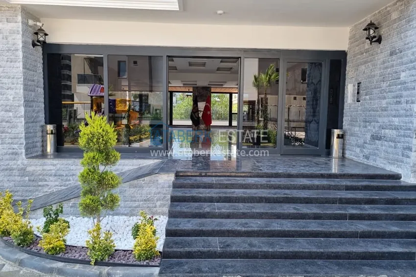 Квартира 1+1 с чистовой отделкой и видом на море район Арпачбахшиш-Мерсин 15 