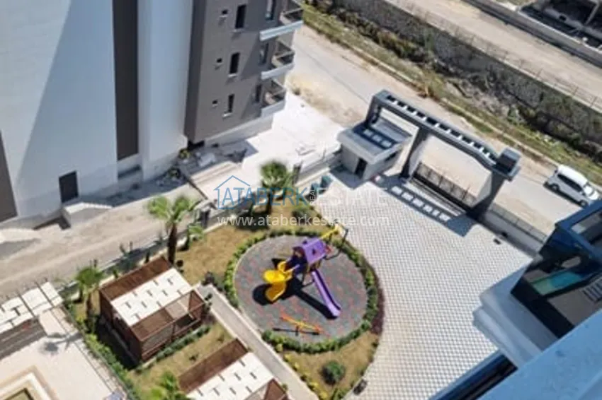 Квартира 1+1 с чистовой отделкой и видом на море район Арпачбахшиш-Мерсин 8 