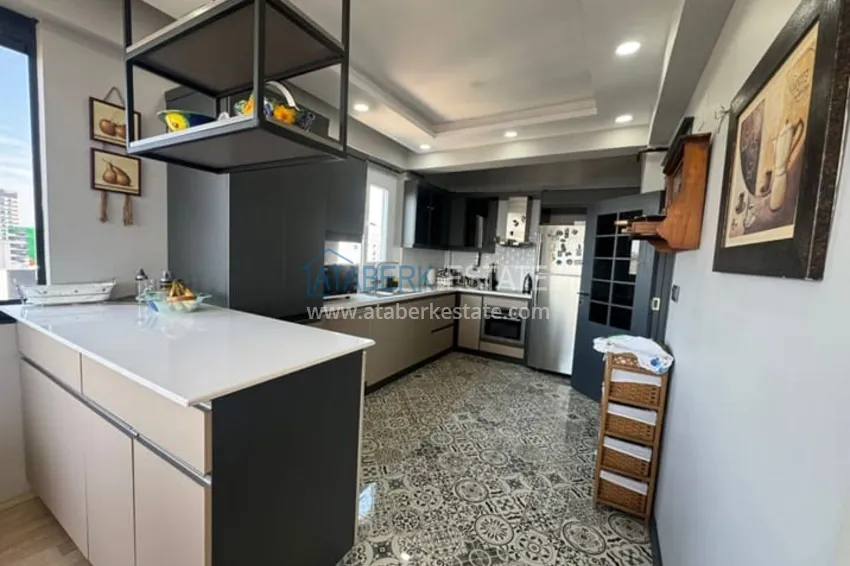 Приобрести Предложение от собственника, квартира 3+1 с видом на море Мезитли-Мерсин 5