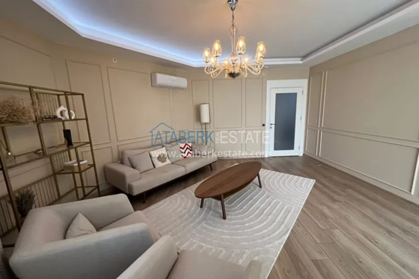 Квартира 3+1 с мебелью и техникой в новом жилом комплексе в районе Соли-Мерсин 1 