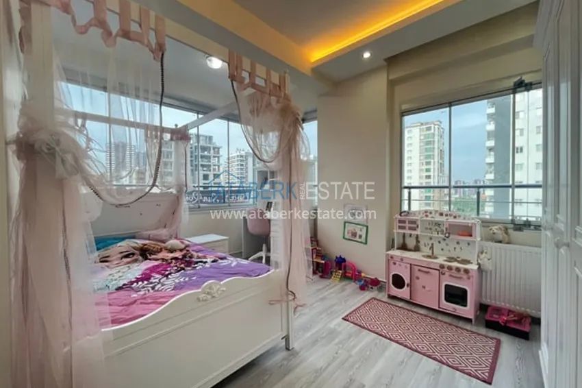 Приобрести Квартира 4+1 в молодом жилом комплексе с инфраструктурой район Мезитли-Мерсин 12 