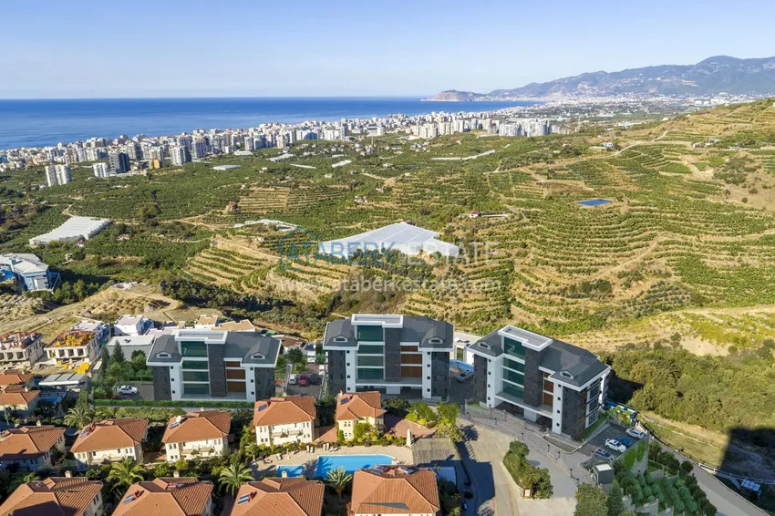 Видовой пентхаус-дуплекс в элитном жилом комплексе – Алания, район Махмутлар 3 