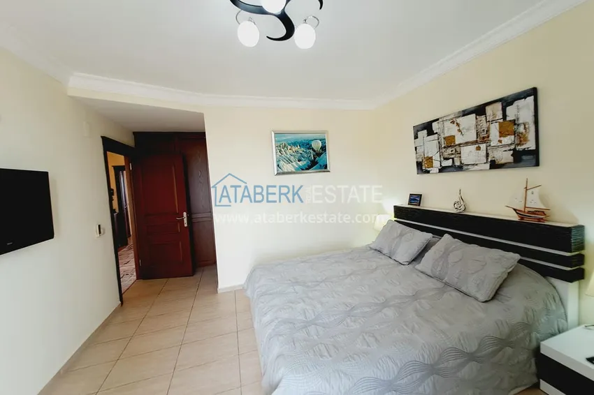 Приобрести Недвижимость под ВНЖ. Квартира от собственника с мебелью, застекленными балконами и видом на горы в Алании, район Тосмур 12 