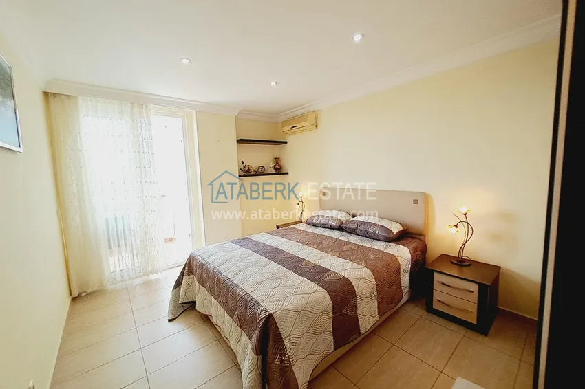 Приобрести Недвижимость под ВНЖ. Квартира от собственника с мебелью, застекленными балконами и видом на горы в Алании, район Тосмур 13 