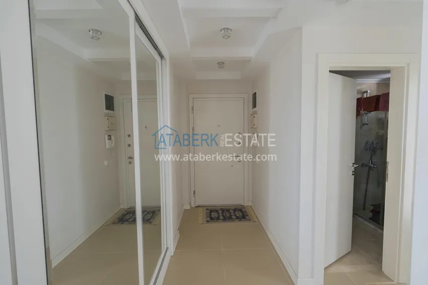 Приобрести Меблированный садовый дуплекс с двумя спальнями, застекленным балконом и видом на море в Алании 15 