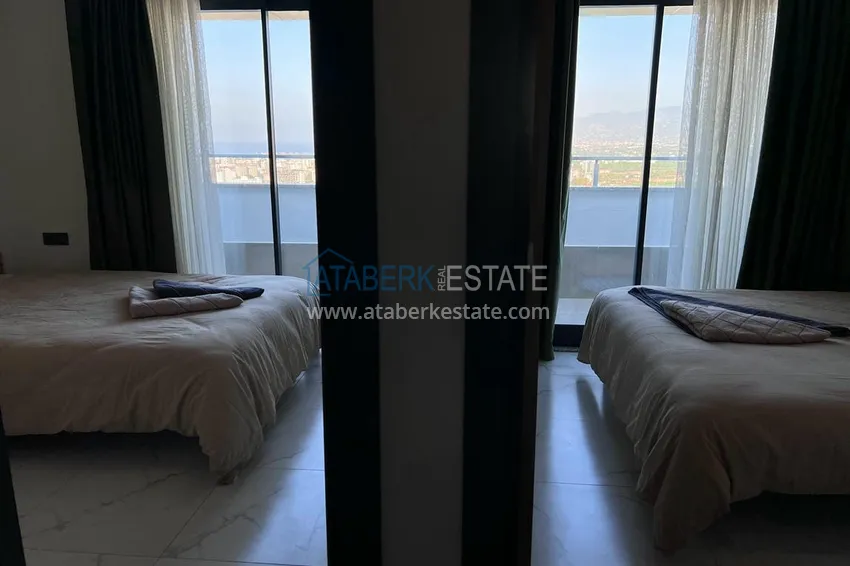 Приобрести Двухуровневый пентхаус «под ключ» с открытым видом на море и горы – новостройки Алании, район Махмутлар 15 