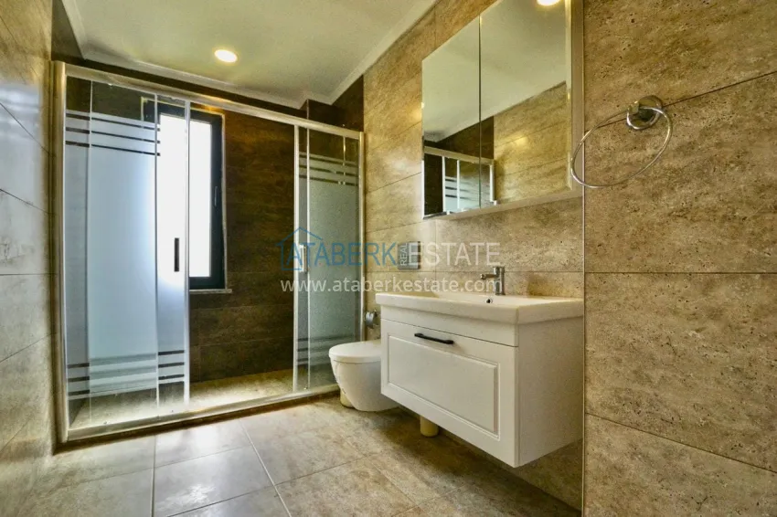 Приобрести Двухэтажная вилла 3+1 с мебелью в коттеджном поселке, район Каргыджак – Алания 16 