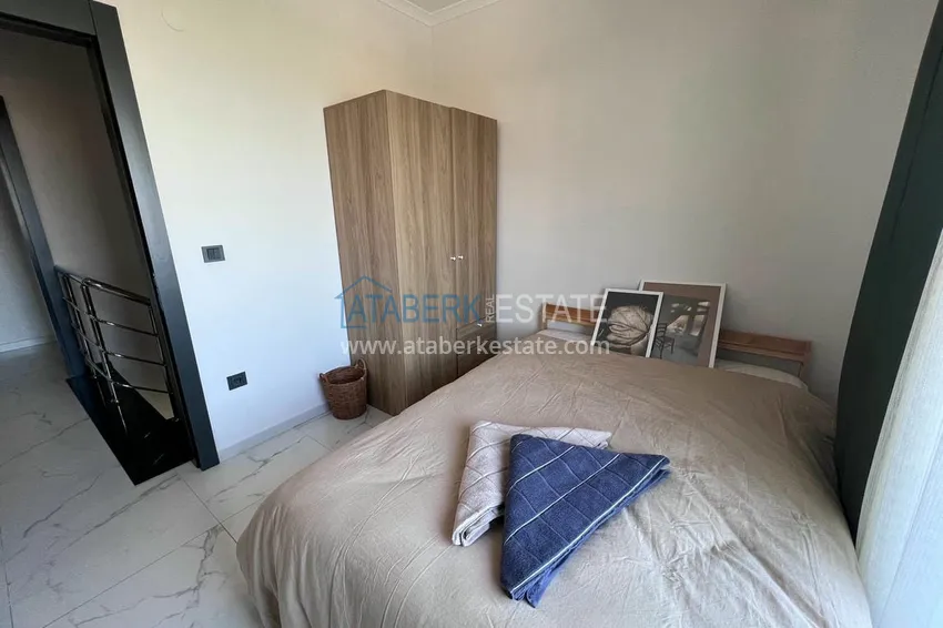 Приобрести Двухуровневый пентхаус «под ключ» с открытым видом на море и горы – новостройки Алании, район Махмутлар 17 