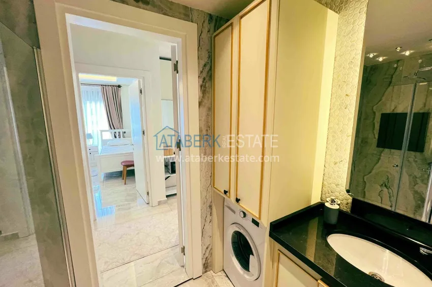 Приобрести Квартира в центре Алании в новом жилом комплексе - район пляжа Клеопатра 12 