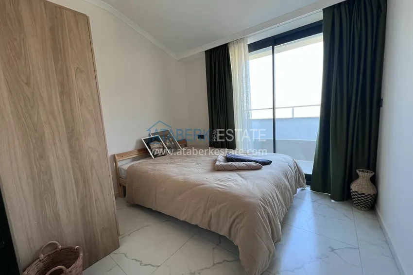 Приобрести Двухуровневый пентхаус «под ключ» с открытым видом на море и горы – новостройки Алании, район Махмутлар 18 