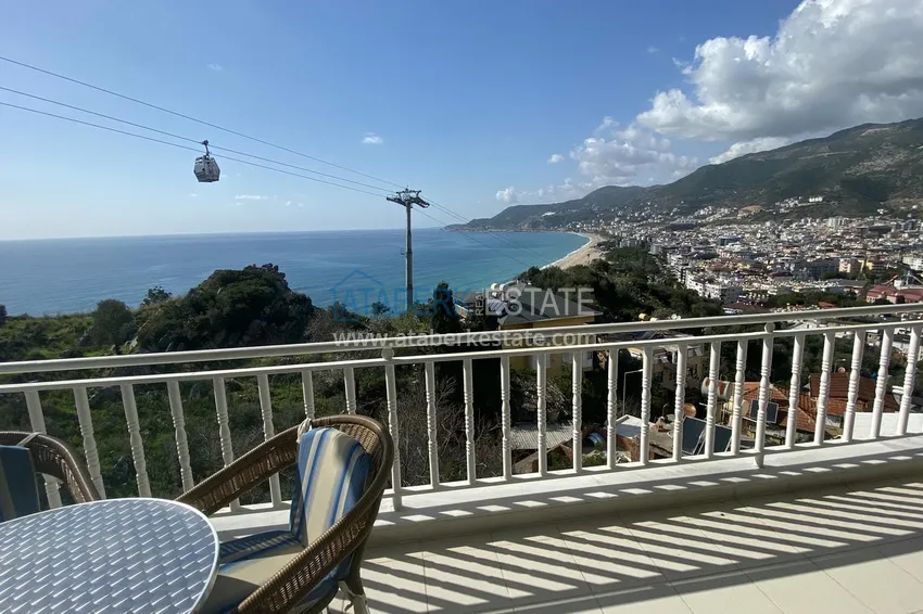 Приобрести Эксклюзивная квартира с панорамным видом на море в центре Алании – 200 метров пляж Клеопатра 19 