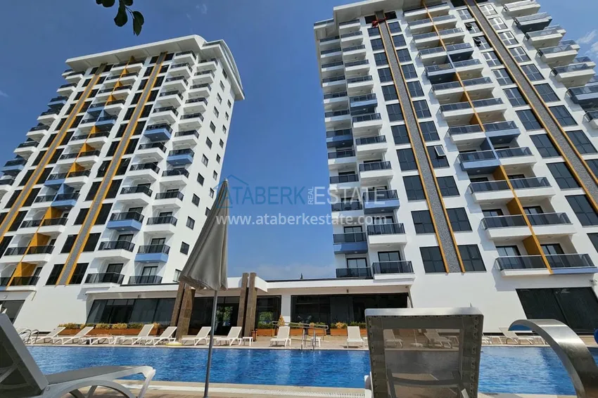 Двухуровневый пентхаус «под ключ» с открытым видом на море и горы – новостройки Алании, район Махмутлар 1 