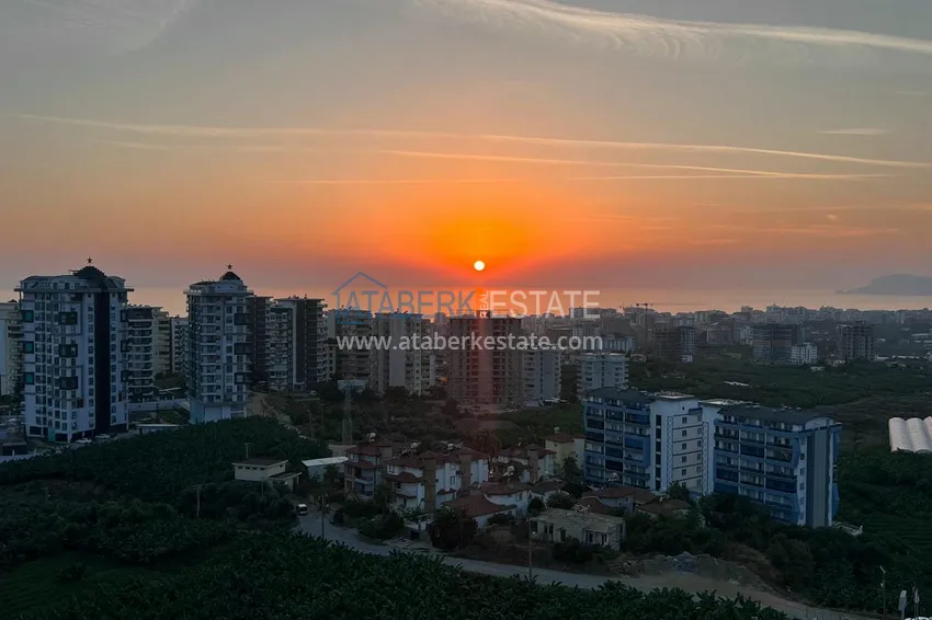 Приобрести Двухуровневый пентхаус «под ключ» с открытым видом на море и горы – новостройки Алании, район Махмутлар 25 