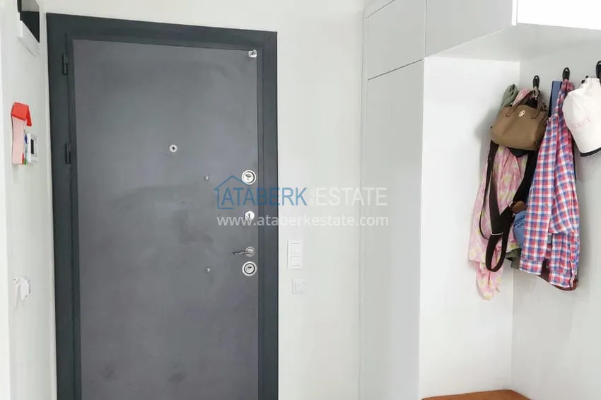 Приобрести Двухкомнатная квартира под ключ с застекленным балконом в Алании, район Авсаллар. Доступна рассрочка 2 