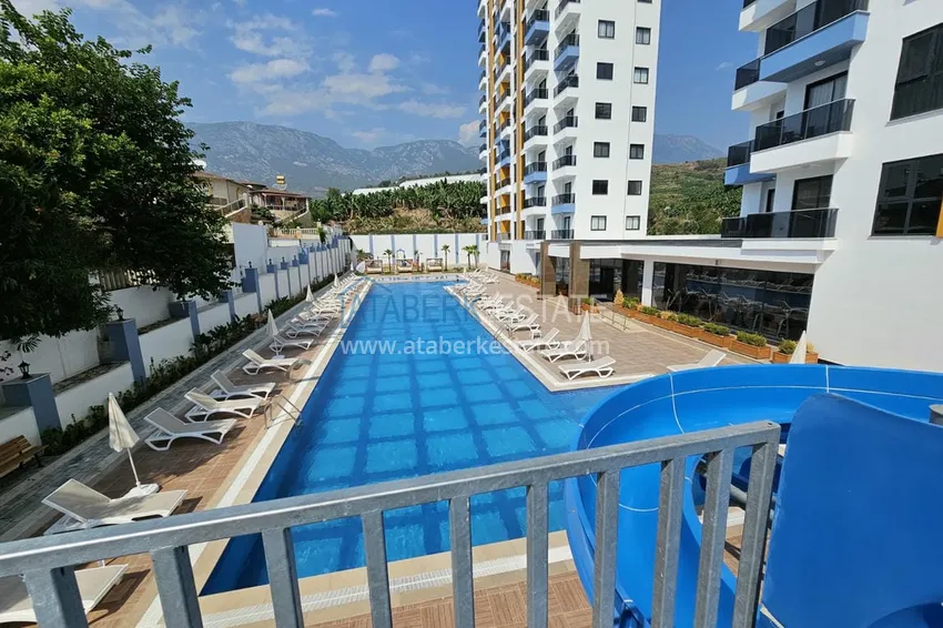 Двухуровневый пентхаус «под ключ» с открытым видом на море и горы – новостройки Алании, район Махмутлар 3 