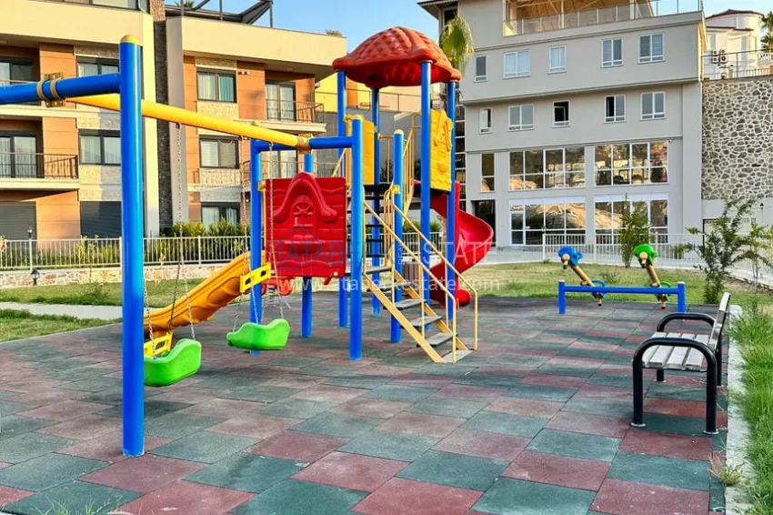 Двухэтажная вилла 3+1 с мебелью в коттеджном поселке, район Каргыджак – Алания 5 