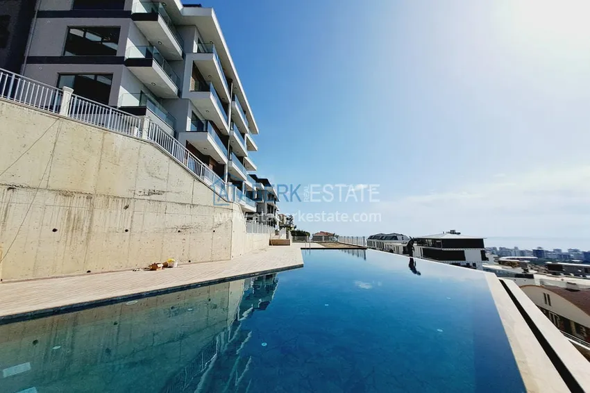 Видовой пентхаус-дуплекс в элитном жилом комплексе – Алания, район Махмутлар 7 