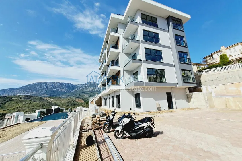 Видовой пентхаус-дуплекс в элитном жилом комплексе – Алания, район Махмутлар 8 