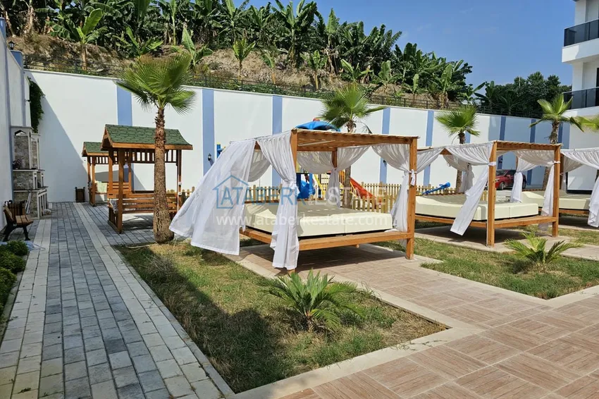 Двухуровневый пентхаус «под ключ» с открытым видом на море и горы – новостройки Алании, район Махмутлар 5 