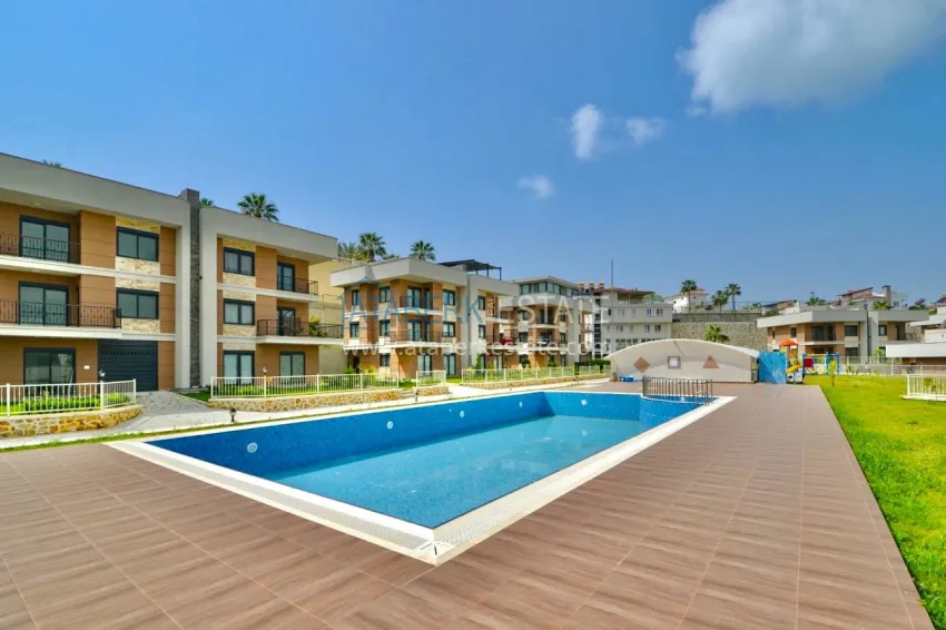 Двухэтажная вилла 3+1 с мебелью в коттеджном поселке, район Каргыджак – Алания 3 