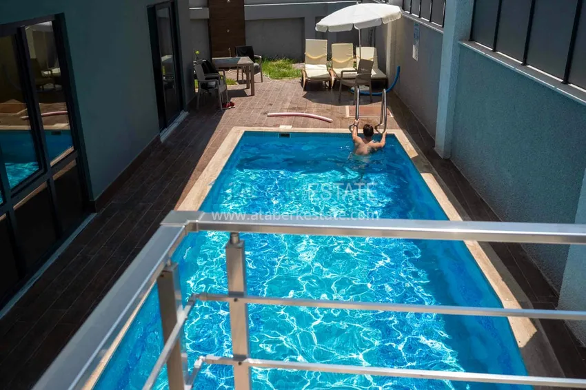 Квартира в центре Алании с мебелью в 200 метрах от пляжа Кейкубат 7