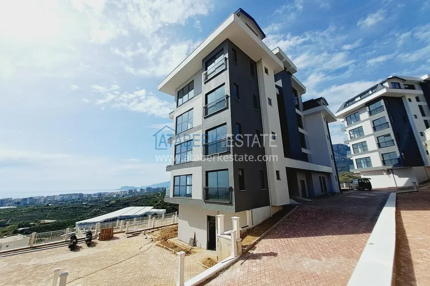 Видовой пентхаус-дуплекс в элитном жилом комплексе – Алания, район Махмутлар 10 