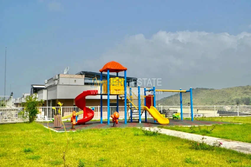 Двухэтажная вилла 3+1 с мебелью в коттеджном поселке, район Каргыджак – Алания 4 