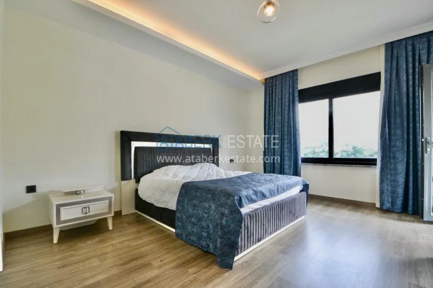 Приобрести Двухэтажная вилла 3+1 с мебелью в коттеджном поселке, район Каргыджак – Алания 8 