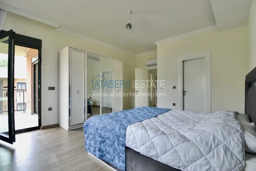 Приобрести Двухэтажная вилла 3+1 с мебелью в коттеджном поселке, район Каргыджак – Алания 10 