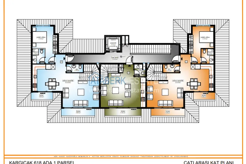 Купить дешево Видовой пентхаус-дуплекс в элитном жилом комплексе – Алания, район Махмутлар 2 