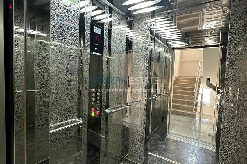 Квартира 2+1 с чистовой отделкой в современном жилом комплексе Мезитли-Мерсин 9 