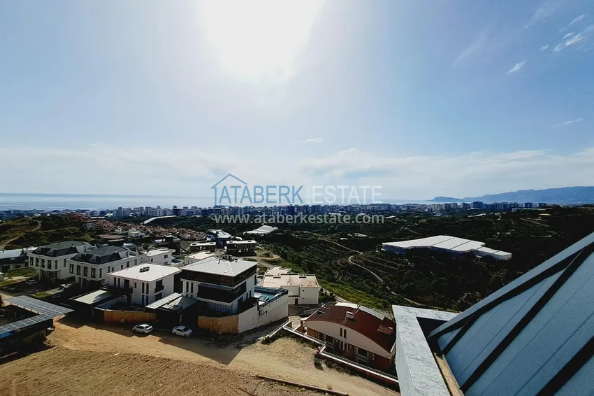 Приобрести Видовой пентхаус-дуплекс в элитном жилом комплексе – Алания, район Махмутлар 20 