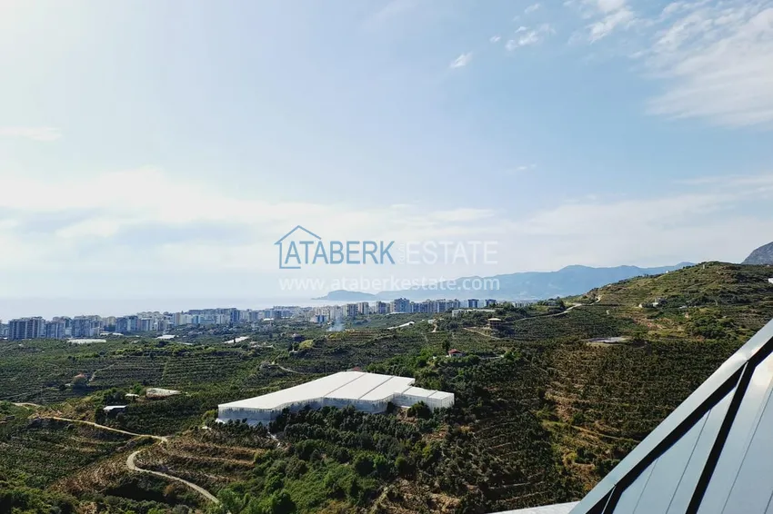 Приобрести Видовой пентхаус-дуплекс в элитном жилом комплексе – Алания, район Махмутлар 21 