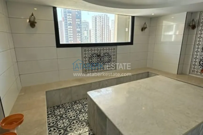 Квартира 2+1 в жилом комплексе с инфраструктурой отельного типа район Соли-Мерсин 15 