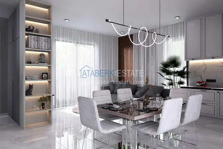 Приобрести Новый проект роскошных вилл в Алании район Бекташ. Подходит для ВНЖ 2