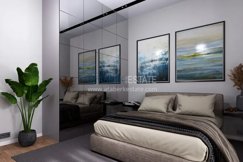 Приобрести Новый проект роскошных вилл в Алании район Бекташ. Подходит для ВНЖ 5