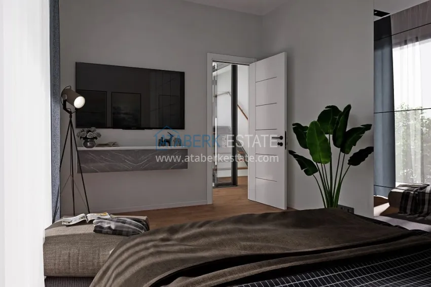 Приобрести Новый проект роскошных вилл в Алании район Бекташ. Подходит для ВНЖ 6