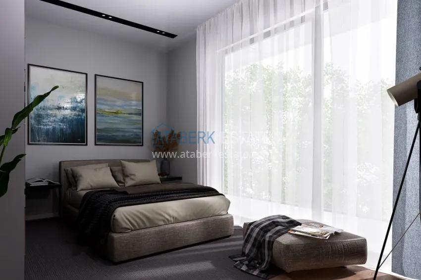 Приобрести Новый проект роскошных вилл в Алании район Бекташ. Подходит для ВНЖ 7