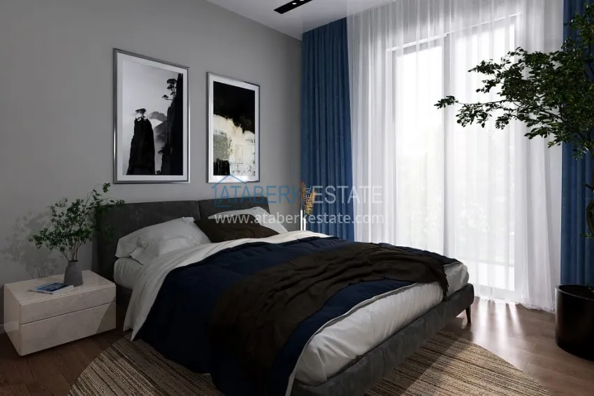 Приобрести Новый проект роскошных вилл в Алании район Бекташ. Подходит для ВНЖ 9