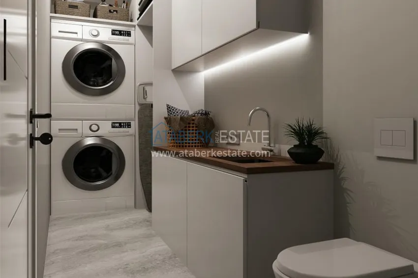 Приобрести Новый проект роскошных вилл в Алании район Бекташ. Подходит для ВНЖ 13