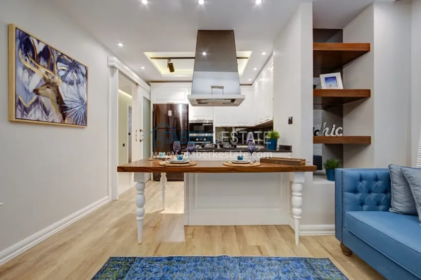 Приобрести Меблированная квартира 4+1 в новом современном жилом комплексе район Тедже-Мерсин 9