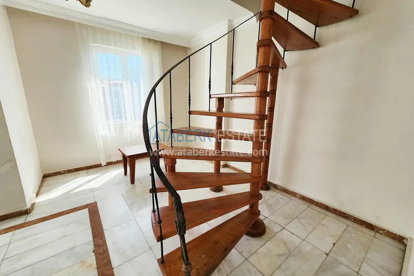 Приобрести Пентхаус-дуплекс в уютном жилом комплексе рядом с морем – Алания, район Оба 12 