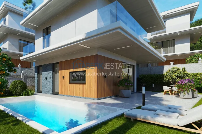 Новый проект роскошных вилл в Алании район Бекташ. Подходит для ВНЖ 12