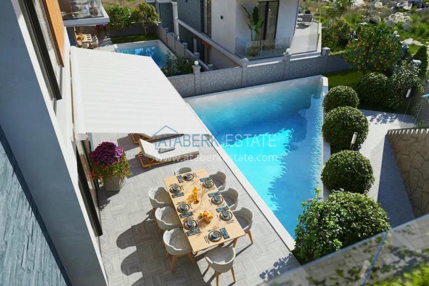 Новый проект роскошных вилл в Алании район Бекташ. Подходит для ВНЖ 13