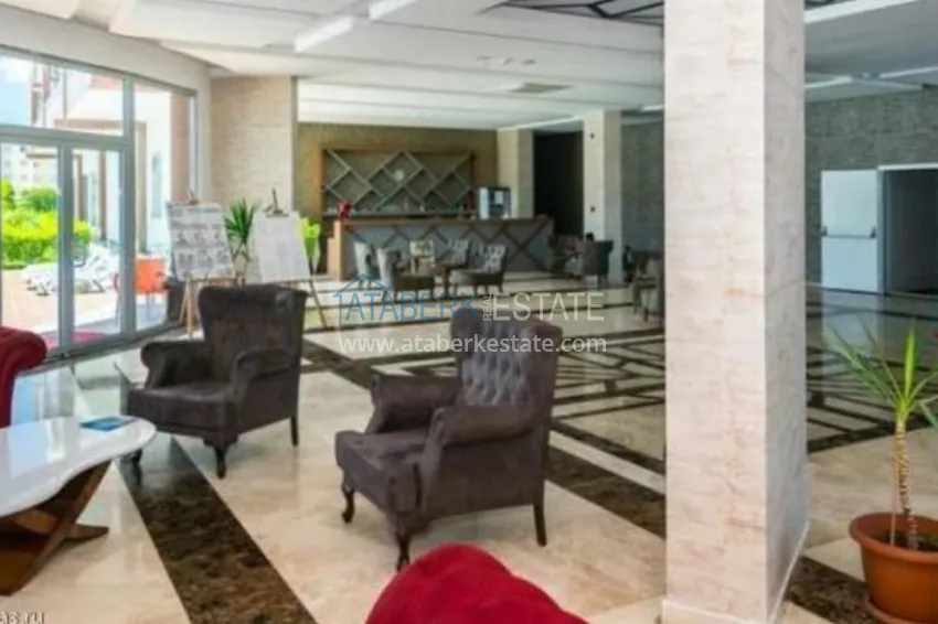 Меблированная квартира в комплексе сегмента люкс в Алании, район Махмутлар 14 