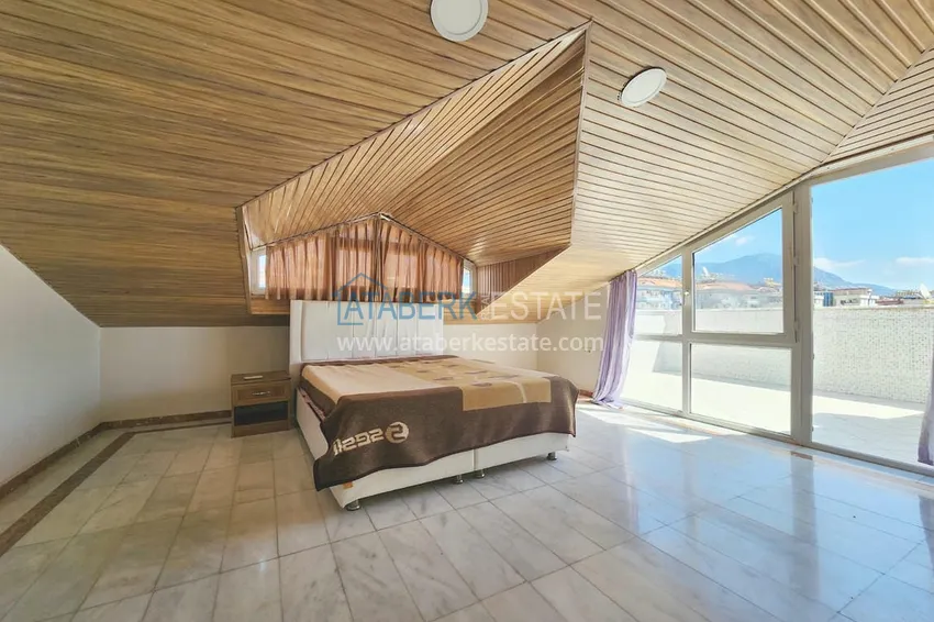 Приобрести Пентхаус-дуплекс в уютном жилом комплексе рядом с морем – Алания, район Оба 14 