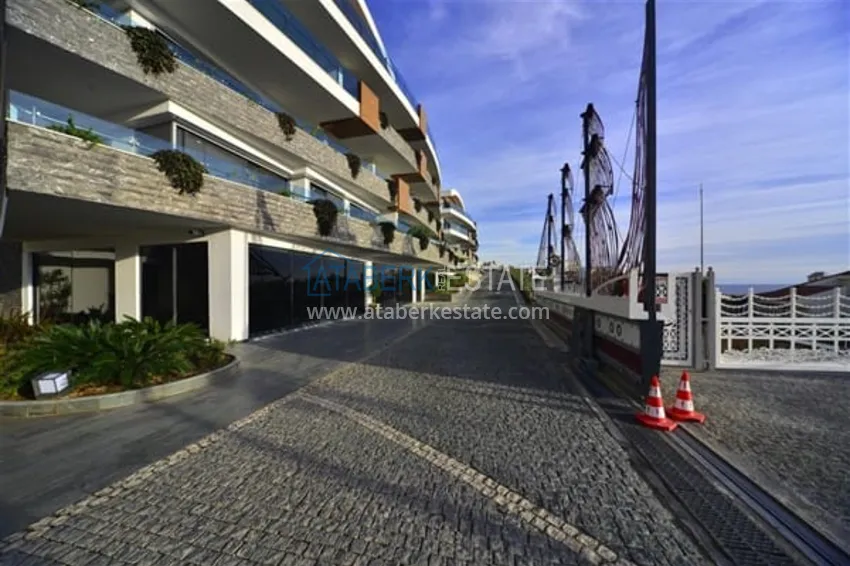 Просторная двухкомнатная квартира с панорамным видом на море напрямую от владельца в Алании - район Конаклы 15