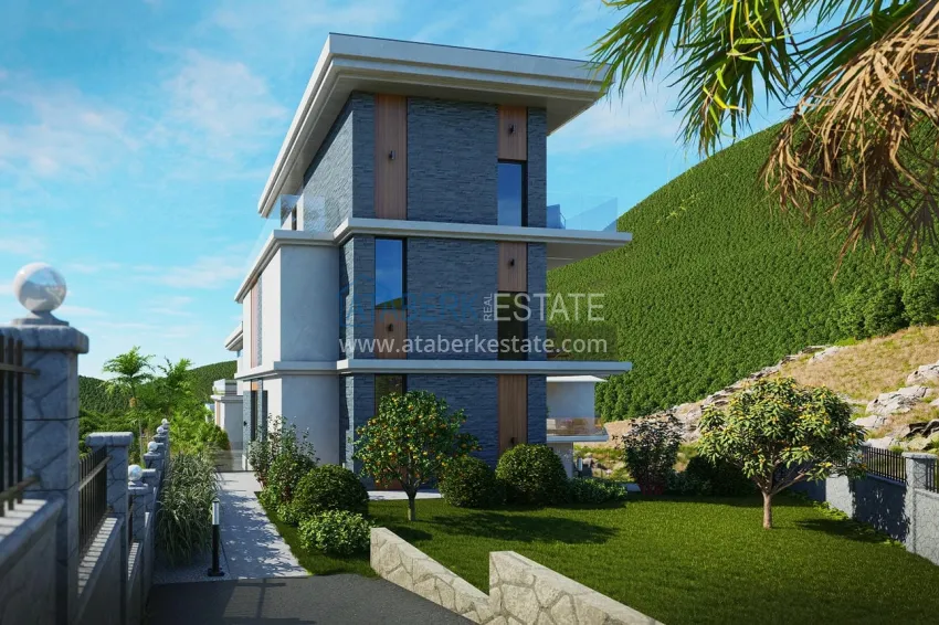 Новый проект роскошных вилл в Алании район Бекташ. Подходит для ВНЖ 16